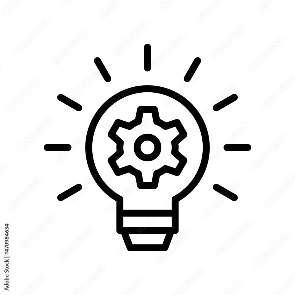 Idea Icon, Line style icon vector illustration, Suitable for website, mobile app, print, presentation, infographic and any other project. Idea Icon, Line style icon vector illustration, Suitable for website, mobile app, print, presentation, infographic and any other project.