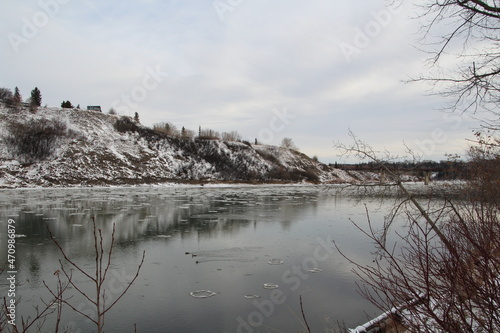 Looking Down Winter River