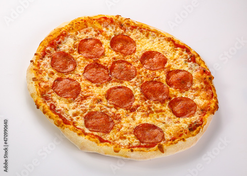 Italian traditional Pizza with pepperoni