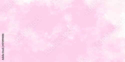 Beautiful sky and clouds in soft pastel color.Soft pink cloud in the sky background colorful pastel tone. Abstract pastel pink soft color sky background with clouds, panorama