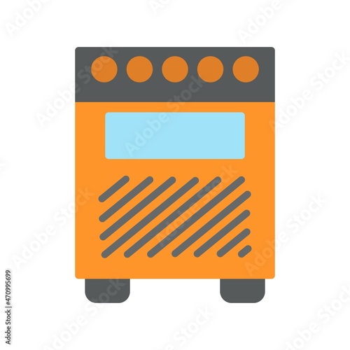 Amplifier Flat Vector Icon Design