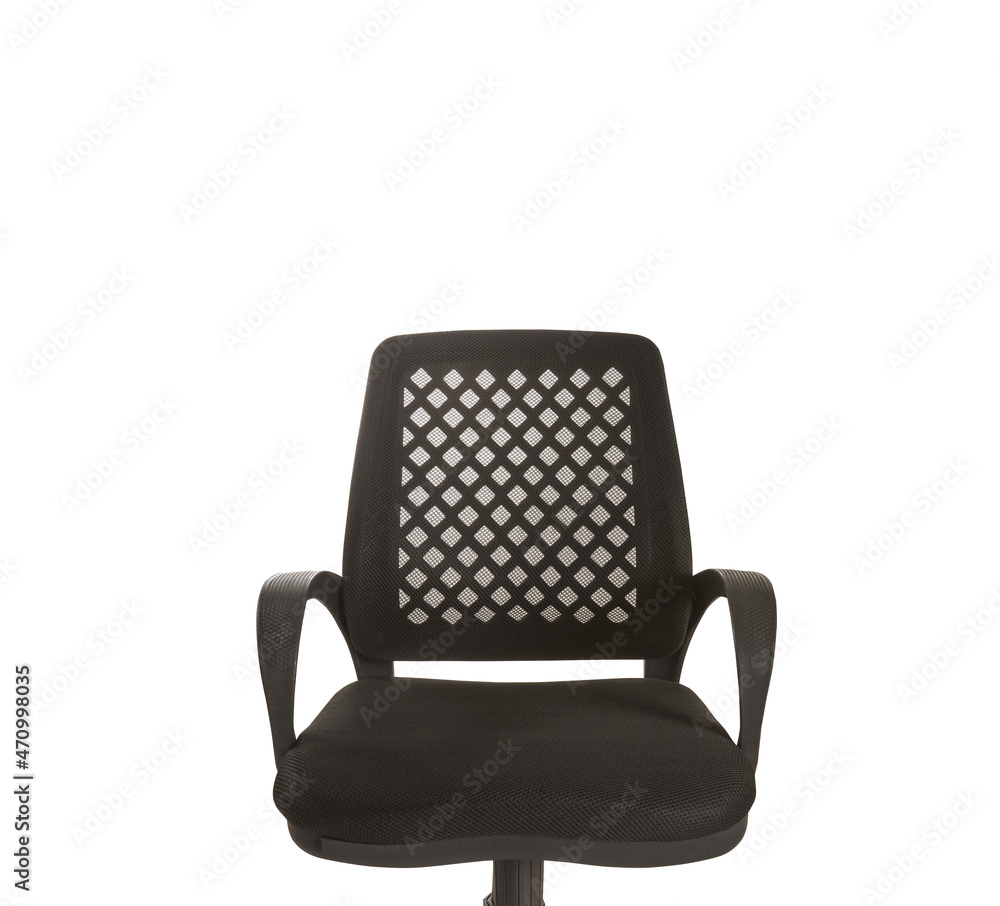Office furniture isolated white background, chair and detail style. Office furniture isolated white background, chair and detail style.