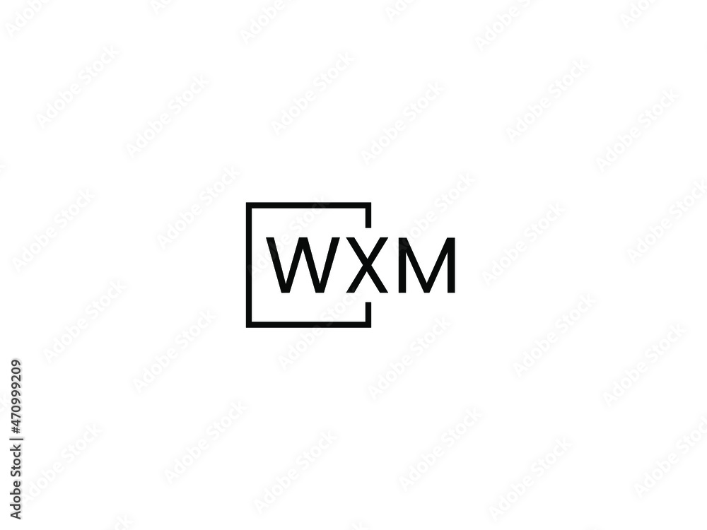 WXM letter initial logo design vector illustration WXM letter initial logo design vector illustration