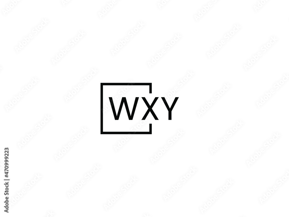WXY letter initial logo design vector illustration WXY letter initial logo design vector illustration
