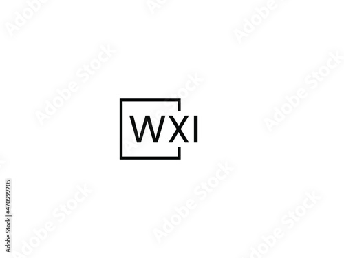 Free Download WXI letter initial logo design vector illustration - GFXLoad
