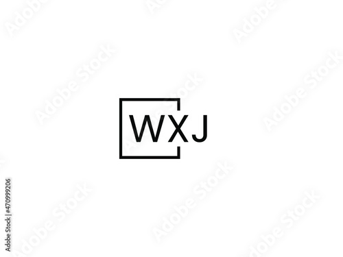 Free Download WXJ letter initial logo design vector illustration - GFXLoad