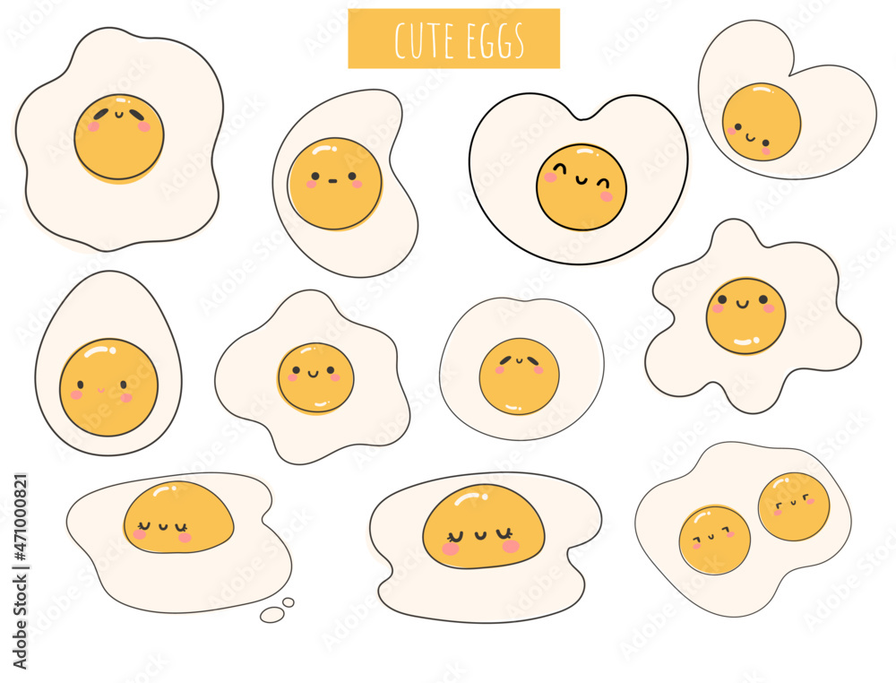 Cute Egg Sunny Side Up Images  Free Photos, PNG Stickers