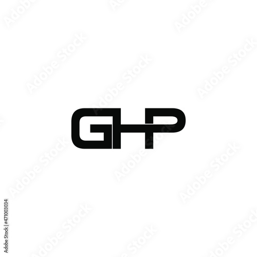 ghp initial letter monogram logo design photo