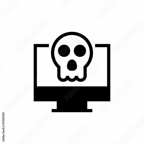 HACKING icon in vector. Logotype