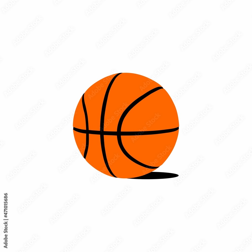 orange basketball ball