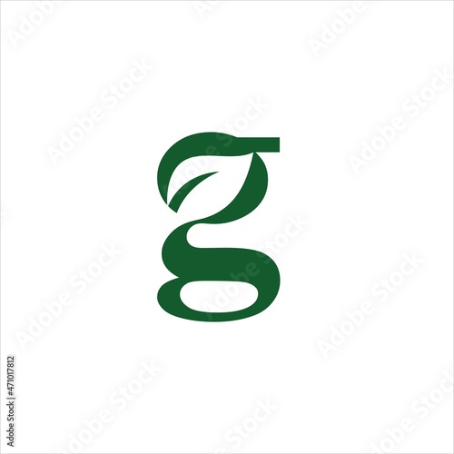 initials g logo vector template leaf Free Download initials g logo vector template leaf - GFXLoad