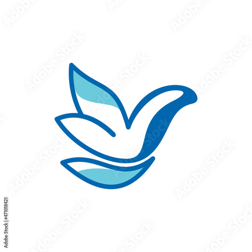 vector logo bird