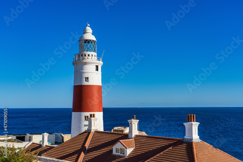 Europa Point Lighthouse, Trinity Lighthouse or Victoria Tower. Gibraltar