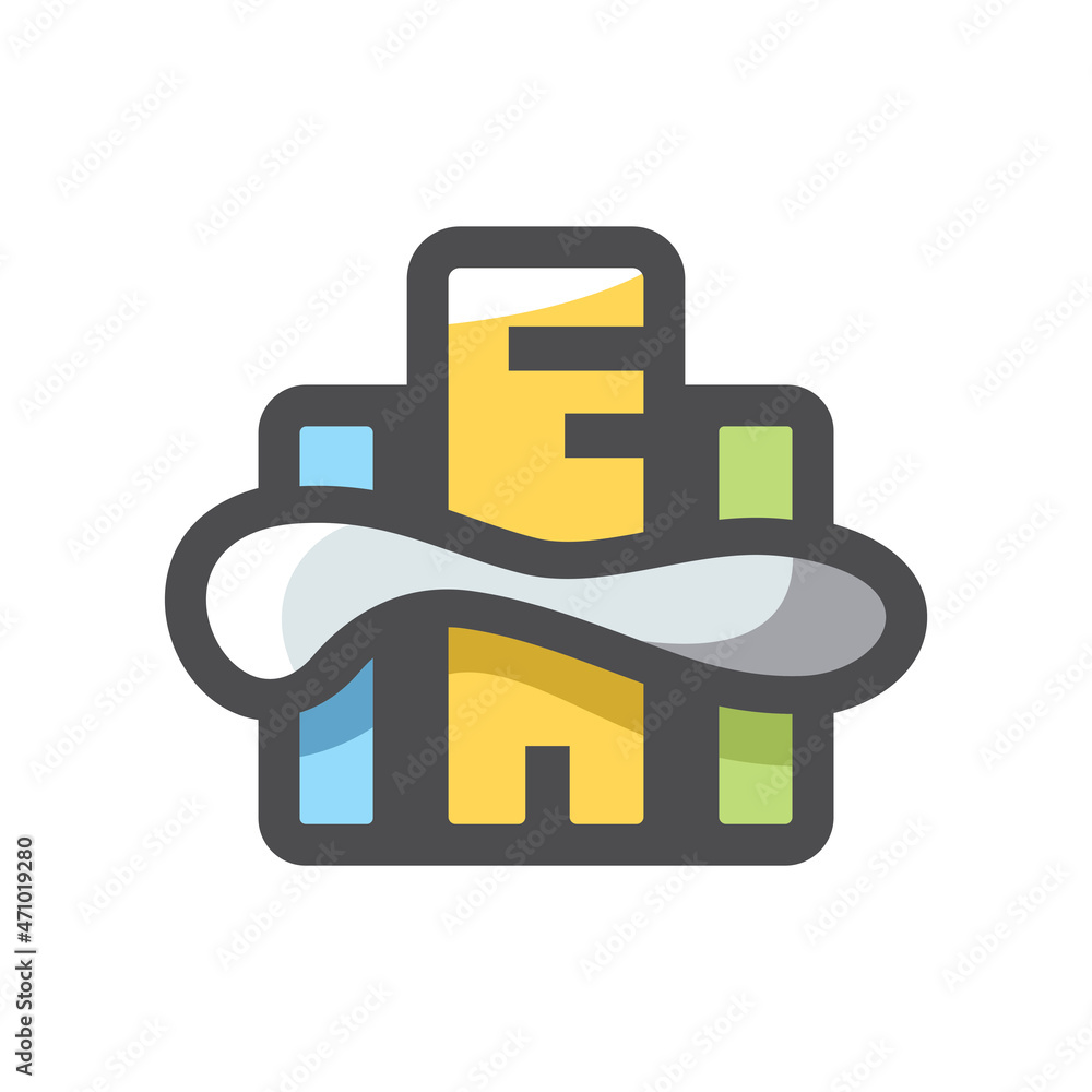 Pollution City Smoke Vector icon Cartoon illustration Pollution City Smoke Vector icon Cartoon illustration