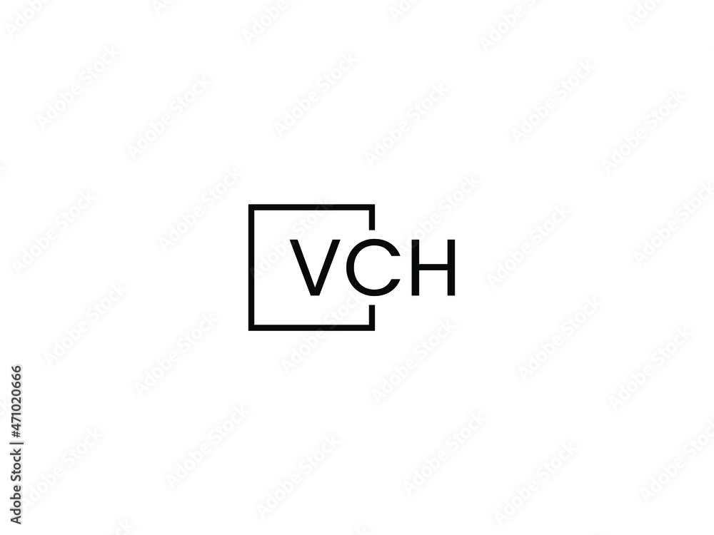 VCH letter initial logo design vector illustration VCH letter initial logo design vector illustration