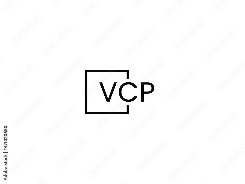 VCP letter initial logo design vector illustration VCP letter initial logo design vector illustration