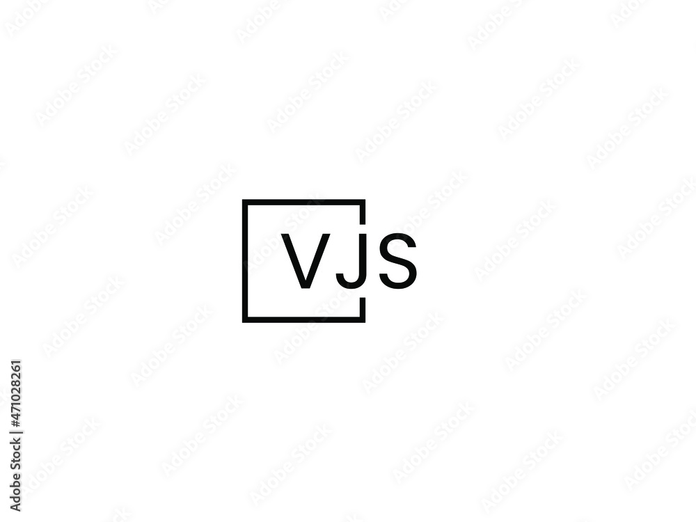 VJS letter initial logo design vector illustration VJS letter initial logo design vector illustration
