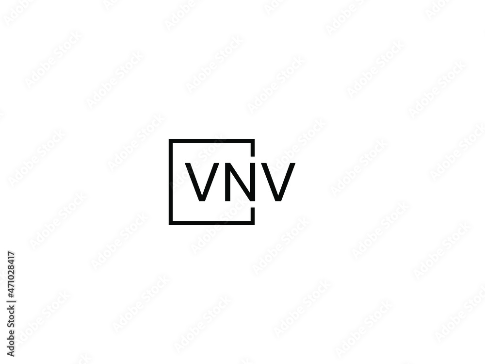 VNV letter initial logo design vector illustration VNV letter initial logo design vector illustration