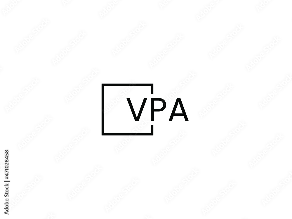 VPA letter initial logo design vector illustration VPA letter initial logo design vector illustration