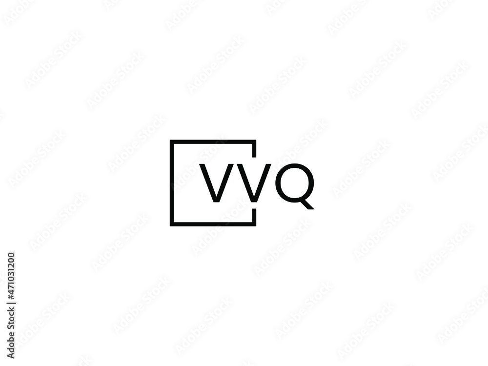 VVQ letter initial logo design vector illustration VVQ letter initial logo design vector illustration