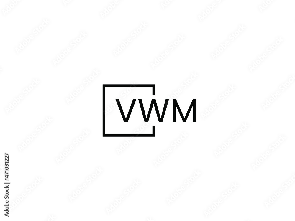 VWM letter initial logo design vector illustration VWM letter initial logo design vector illustration