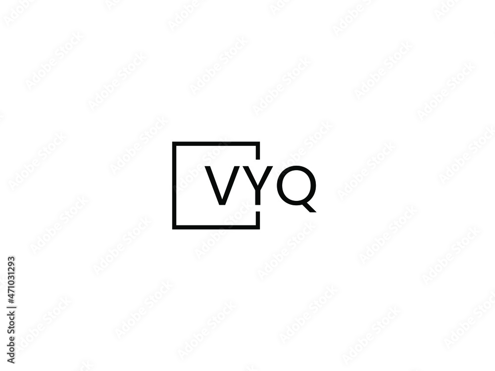 VYQ letter initial logo design vector illustration VYQ letter initial logo design vector illustration