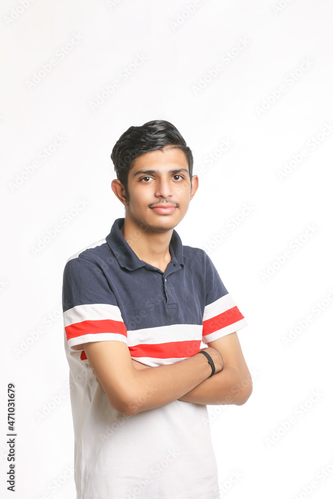 Young indian college student showing expression. Young indian college student showing expression.