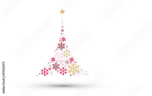 albero di natale, neve, cristalli, natale	
