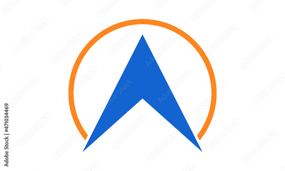 A abstract logo design