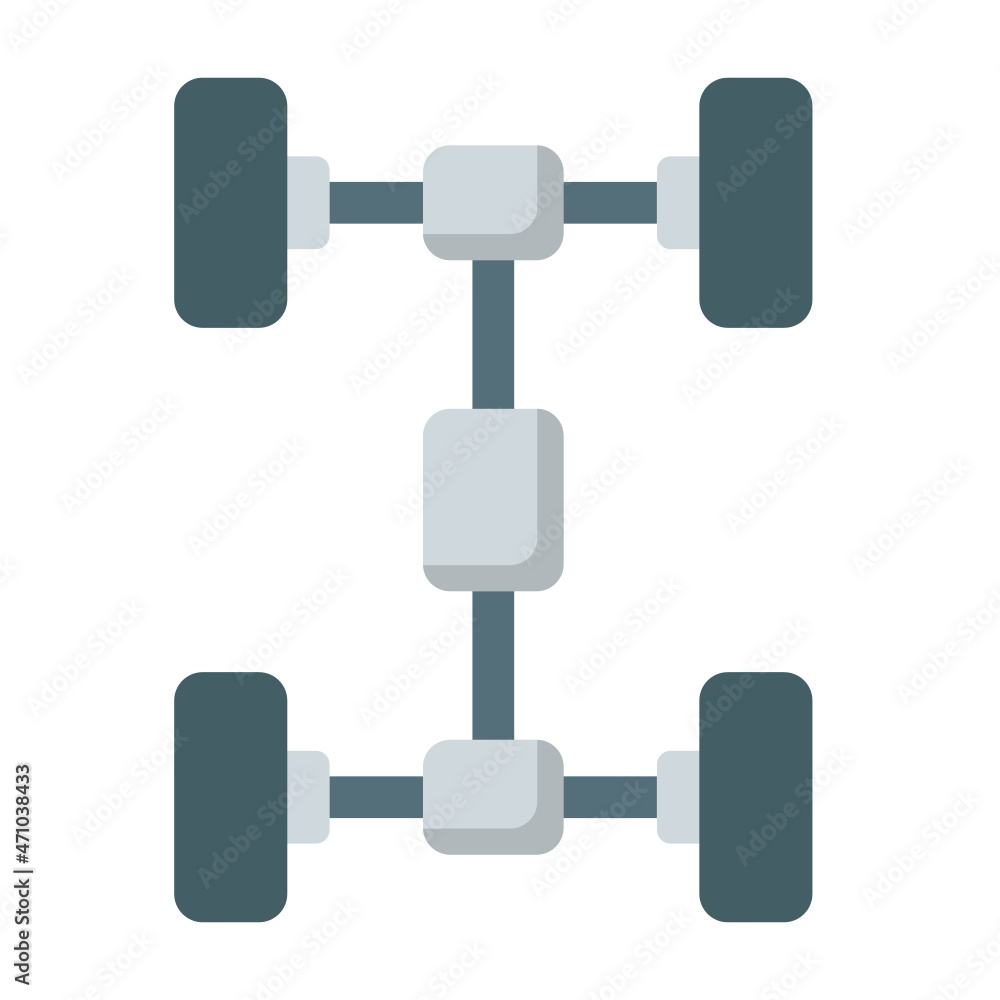 Vehicle Base Structure Flat Concept, Motor Vehicle Service and automobile repair shop Symbol, Lorry spare parts Sign, Automotive technician equipment Stock, Rear and Front Car Axle Vector Icon Design Vehicle Base Structure Flat Concept, Motor Vehicle Service and automobile repair shop Symbol, Lorry spare parts Sign, Automotive technician equipment Stock, Rear and Front Car Axle Vector Icon Design