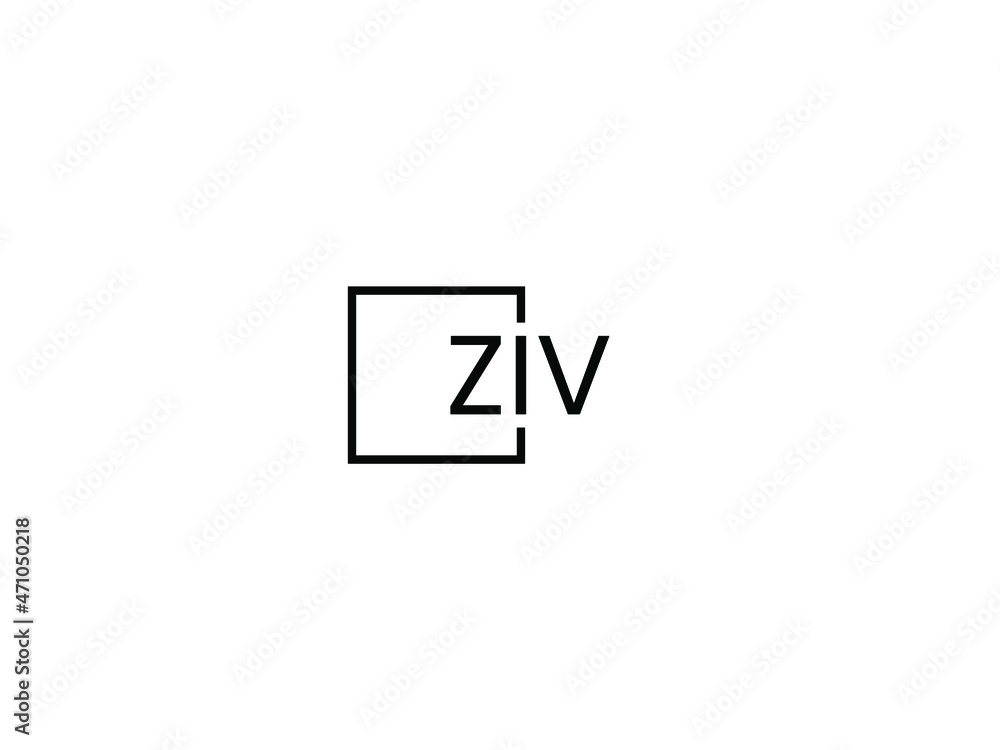 ZIV letter initial logo design vector illustration ZIV letter initial logo design vector illustration