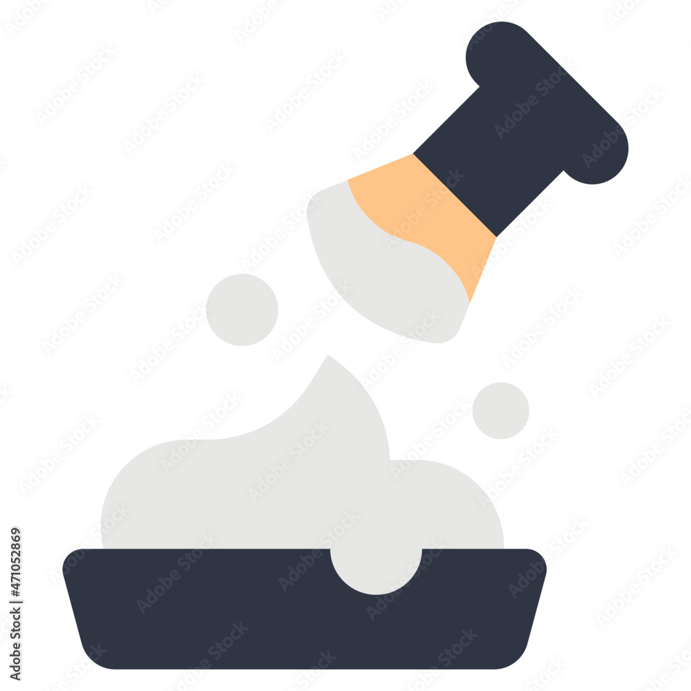 shaving flat icon shaving flat icon