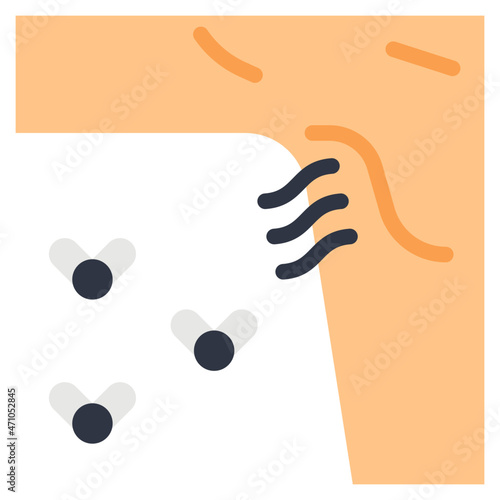 armpit flat icon