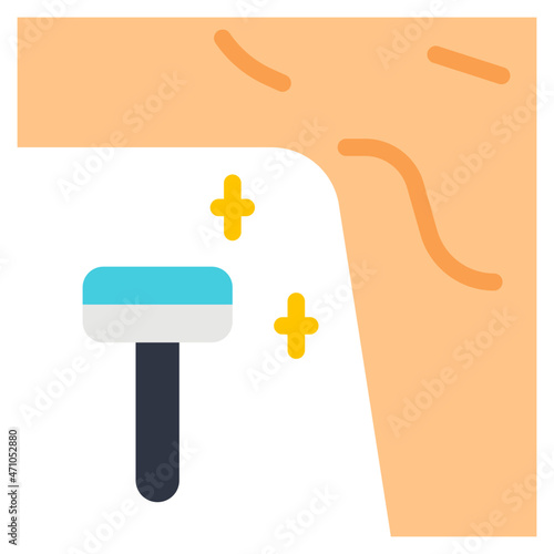 shave flat icon