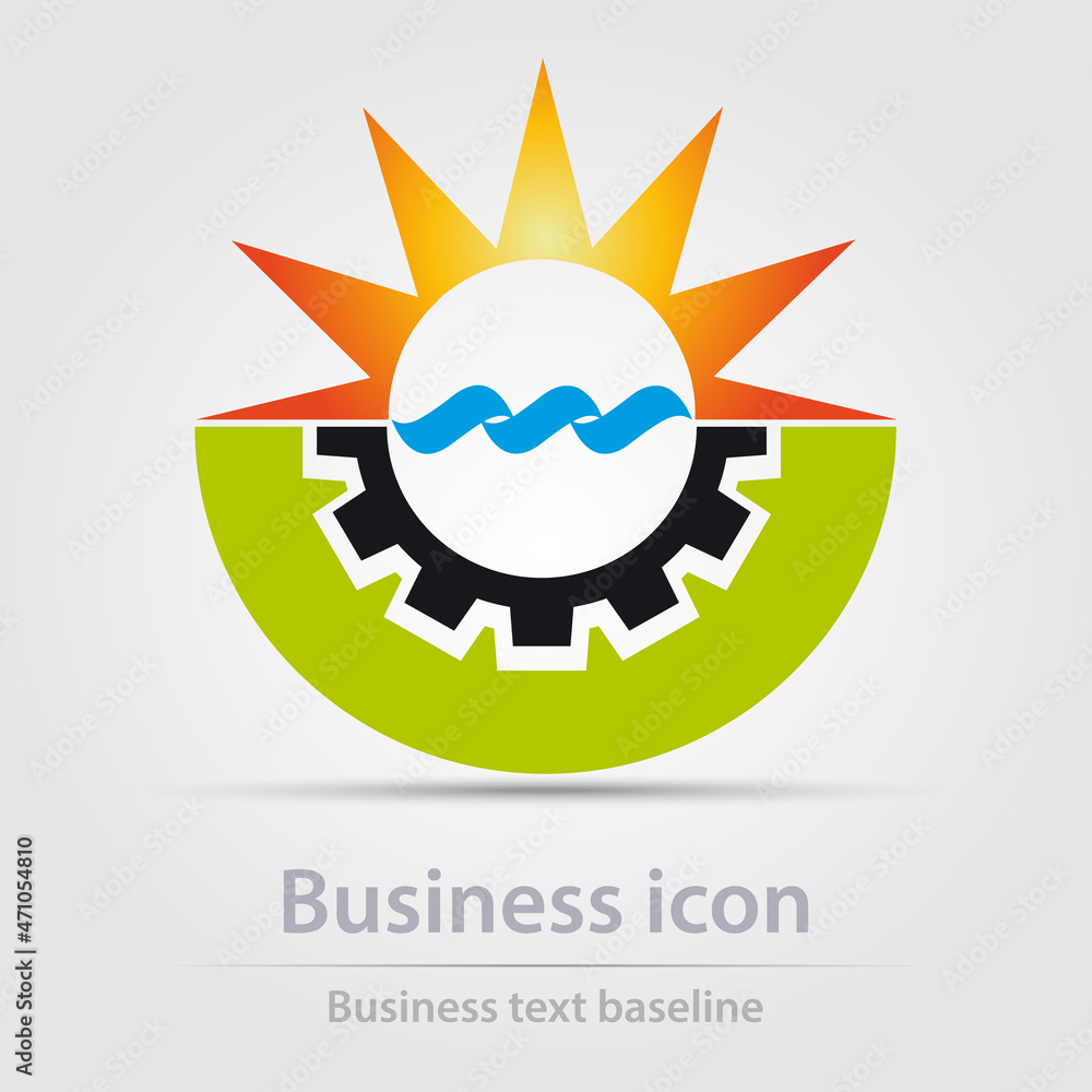 Fototapeta premium Originally designed color business icon,logo,sign