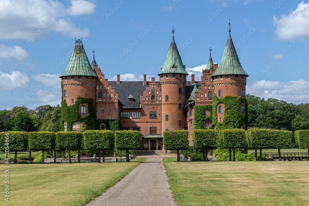 Trolleholm Castle in Sweden, taken from the gate Trolleholm Castle in Sweden, taken from the gate