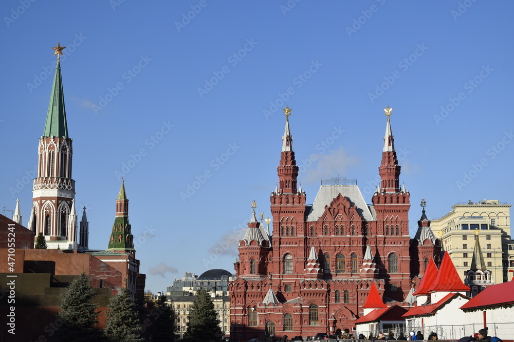 Naklejka premium City street