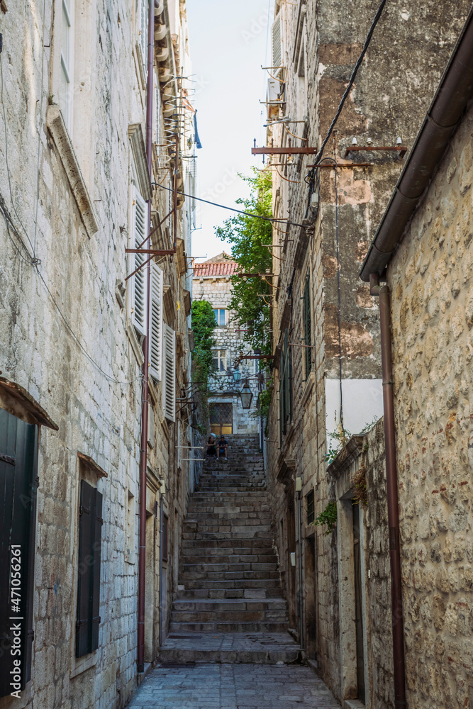 View of Trogir, a small town along Croatian coast, Croatia. View of Trogir, a small town along Croatian coast, Croatia.