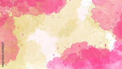 abstract watercolor painted background. Scanned painted watercolor texture. Hand painted wash on cotton paper. Hand made soft background.
