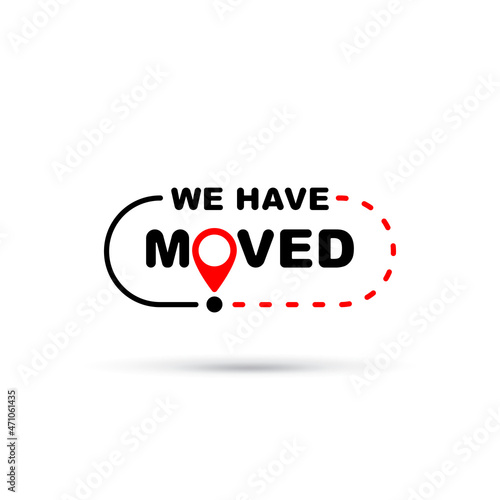 We have moved simple illustration