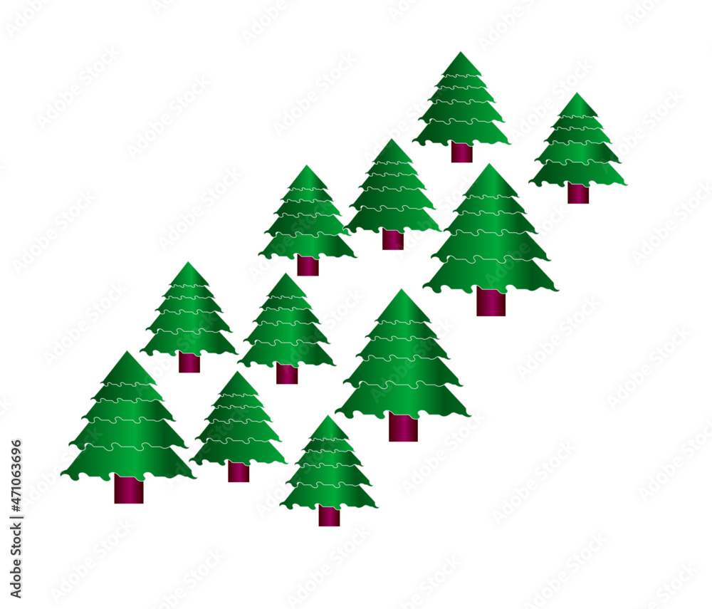 christmas tree illustration