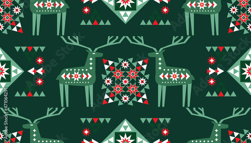 Christmas deer pattern 11