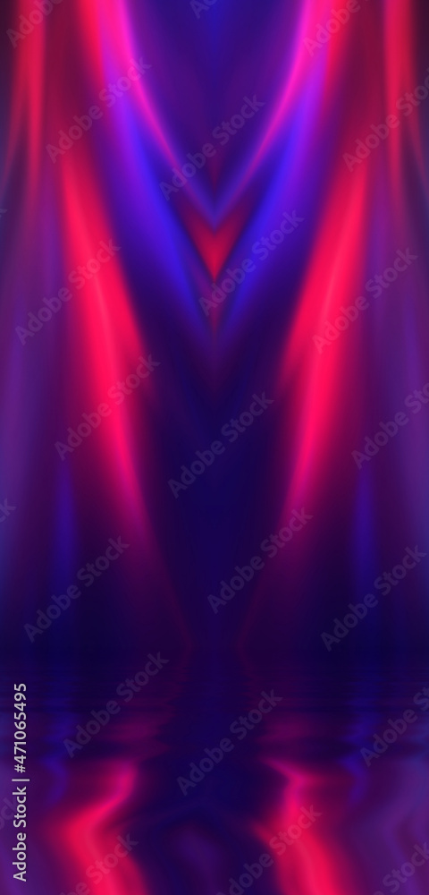 Bright abstract blurred background with bokeh. Blurred lights, neon glowing lines on a dark background. Bright abstract blurred background with bokeh. Blurred lights, neon glowing lines on a dark background.