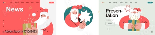 Web Santa - a corporative website page templates and icons set.