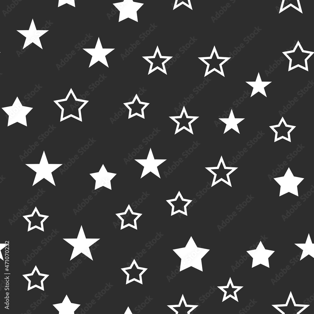 Star icons seamless pattern. Texture background with stars. Star icons seamless pattern. Texture background with stars.