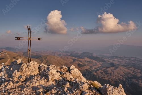 Tramonto estivo sul Gran Sasso photo