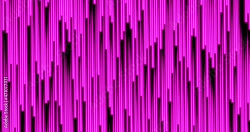 Render with neon flowing purple lines