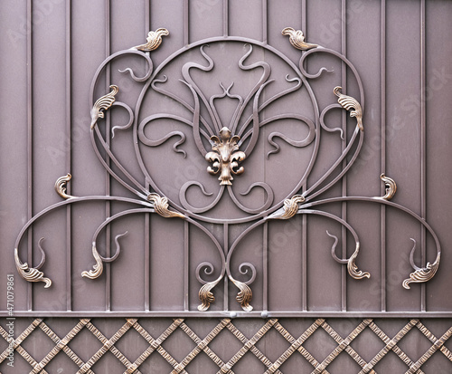 wrought gate