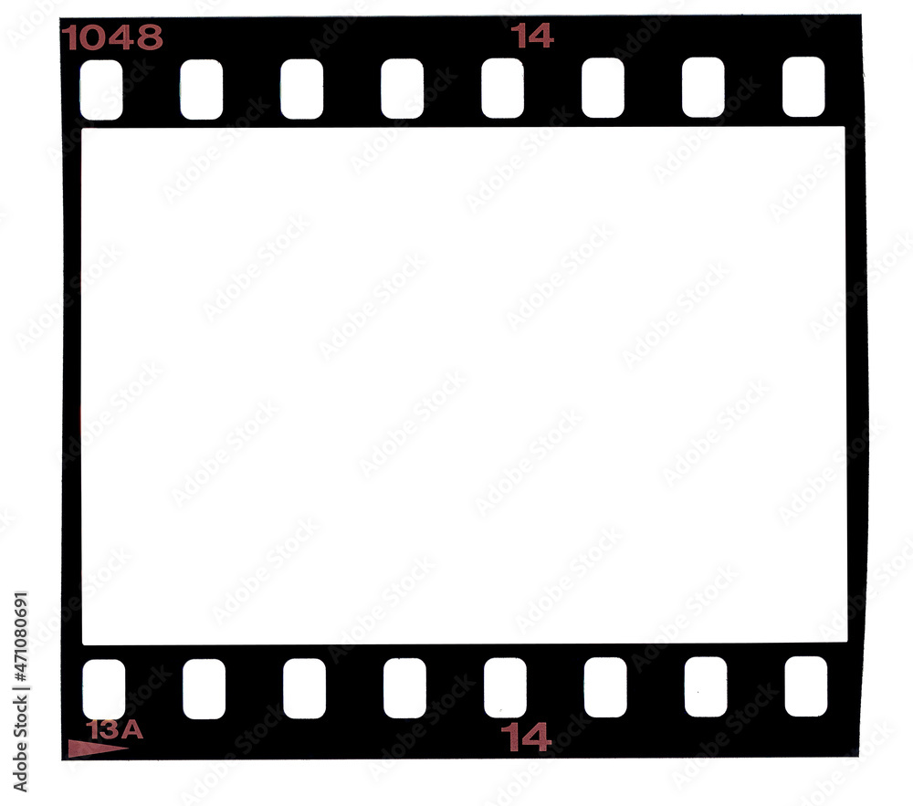 Film strip texture with blank space, Template background