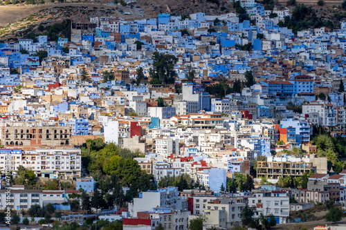 Scenic View Of The Famous City Of Chefchaouen Also Known As The Blue Pearl © Grindstone Media Grp